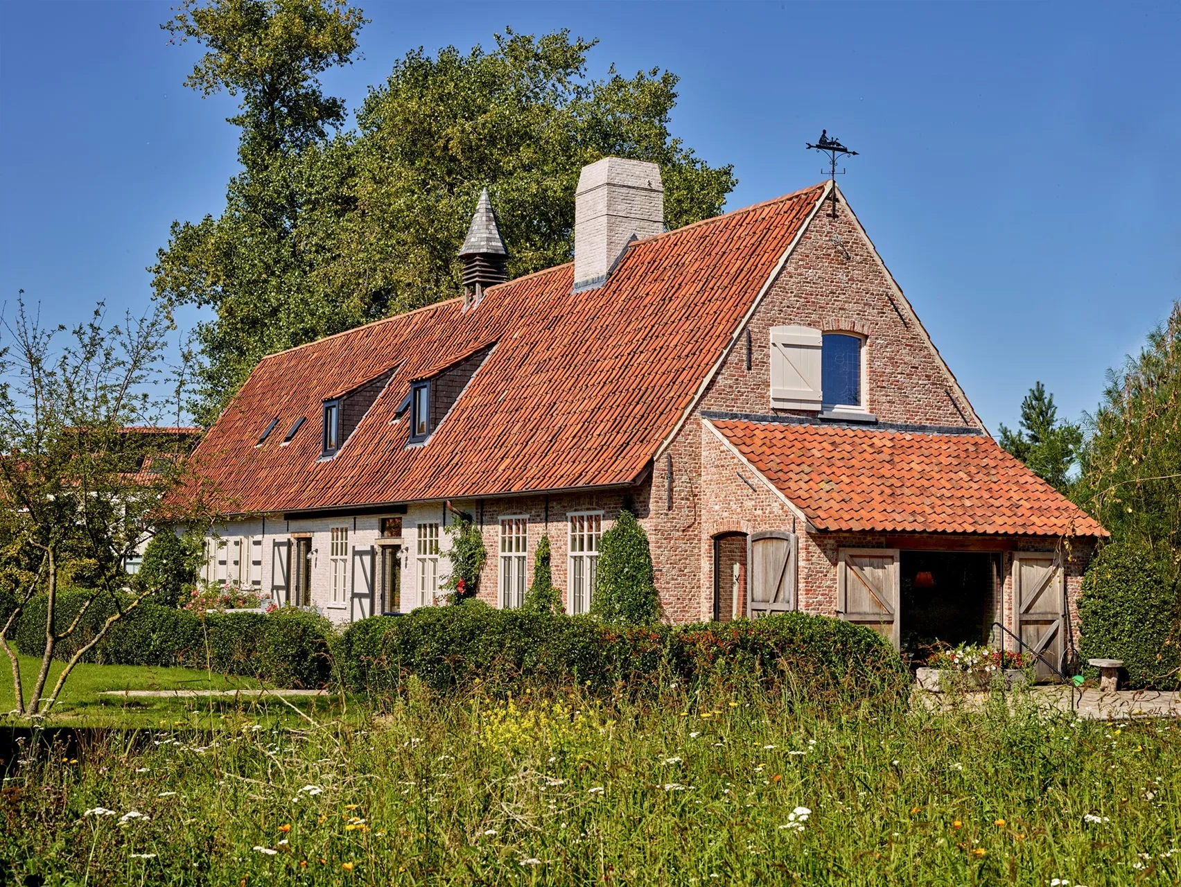Architecturaal detail van een woning